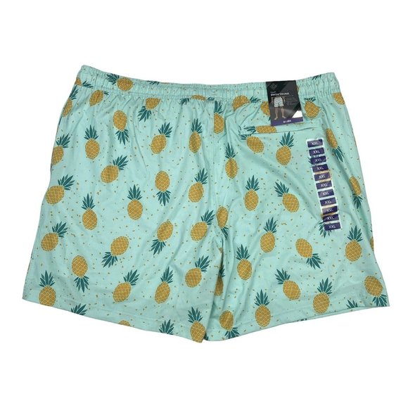 Member's Mark Swimming Trunks Quick Dry UPF 50 4-Way Stretch w/ Liner Pineapple - Picture 9 of 10